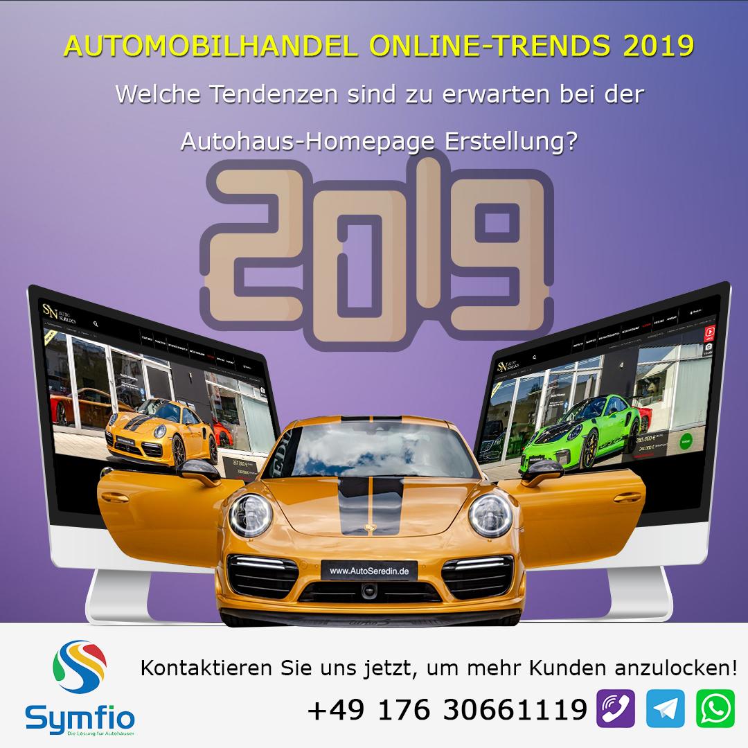 Automobilhandel Online-Trends 2019