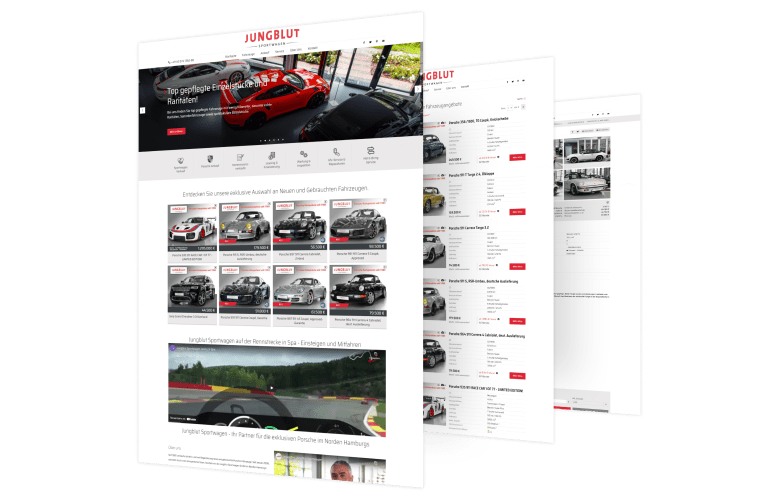 Jungblut Sportwagen - Ankauf und Verkauf von Porsche Gebrauchtwagen weltweit