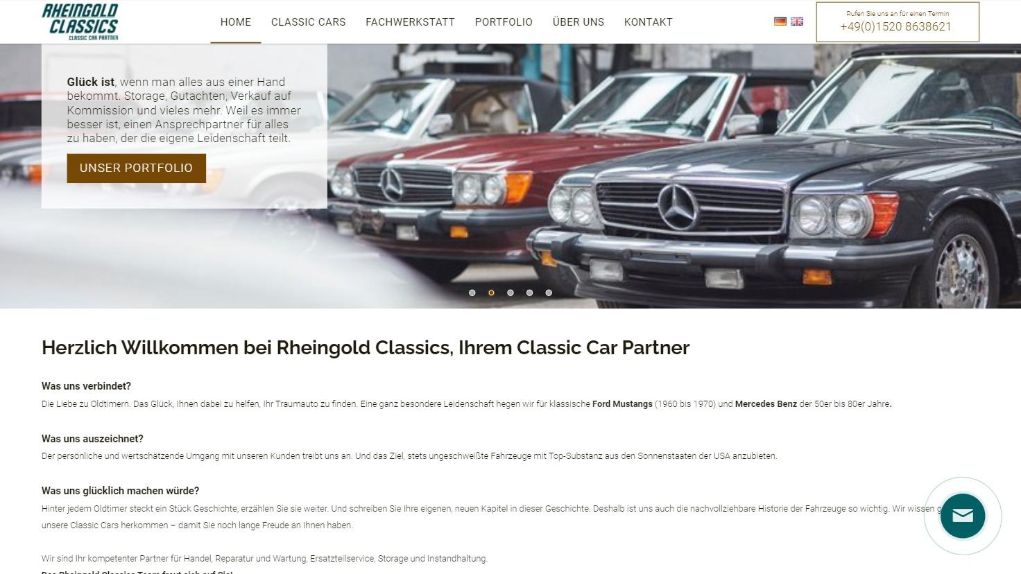Rheingold Classics - Classic Car Partner in Rheinbreitbach