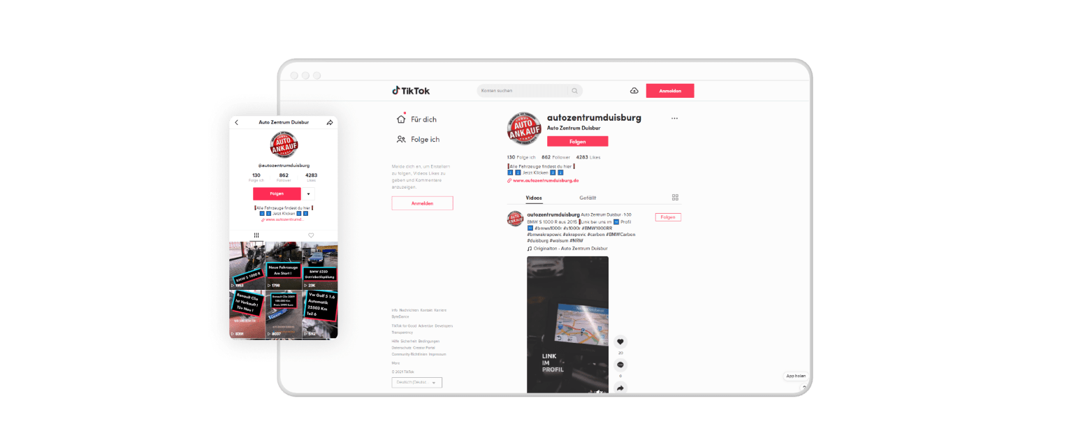 TikTok | Social Media Marketing für Autohaus